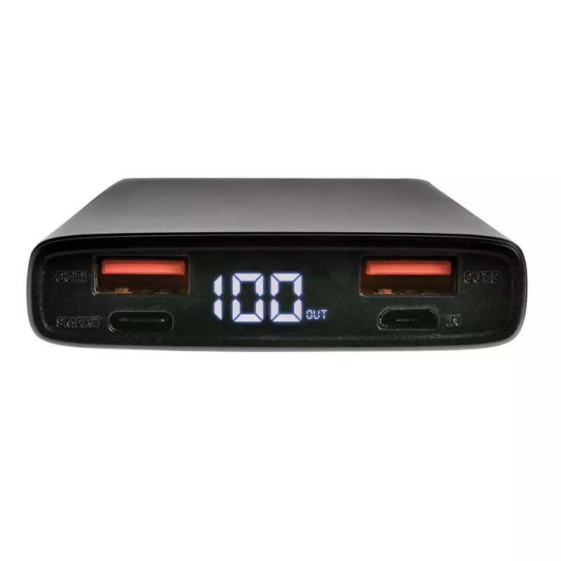 Szybki power bank 10000 mAh - czarny (P322.241)