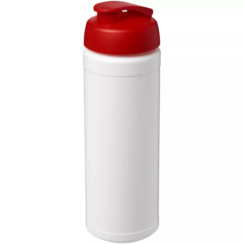 Bidon Baseline® Plus o pojemności 750 ml z wieczkiem zaciskowym - Biały-Czerwony (21007003)