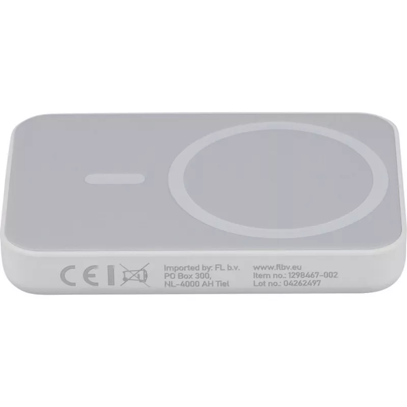 Bezprzewodowy Power Bank 5000 mAh - biały (VB101-02)