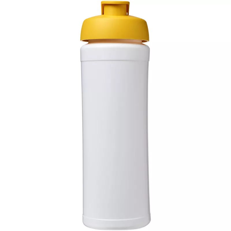 Bidon Baseline® Plus o pojemności 750 ml z wieczkiem zaciskowym i uchwytem - Biały-Żółty (21007410)