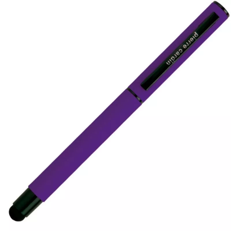Pióro kulkowe touch pen soft touch CELEBRATION Pierre Cardin - fioletowy (B0300604IP312)