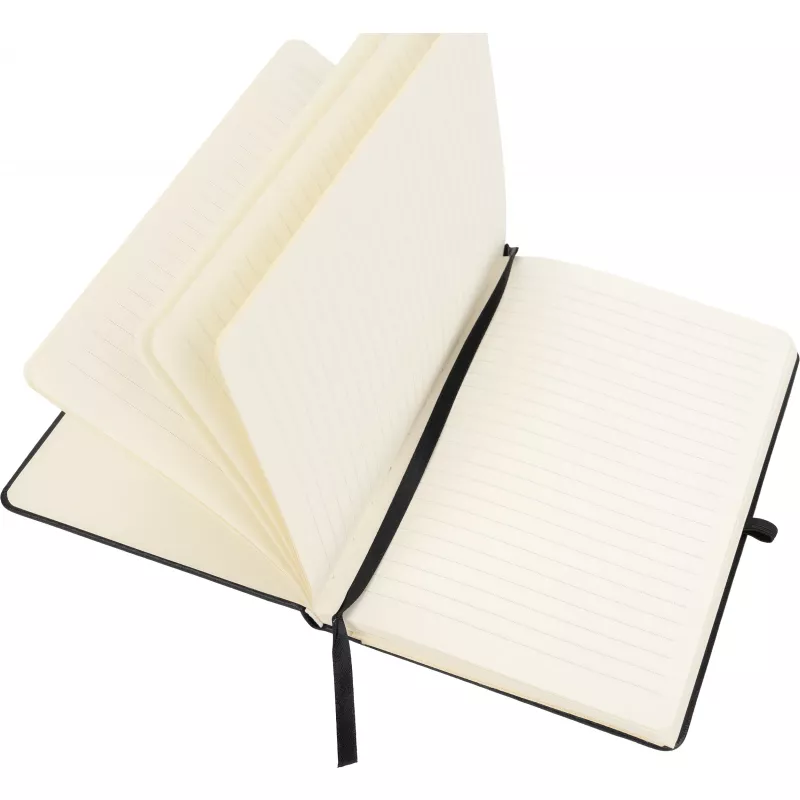 Notatnik A5 w linie SCARLETT - czarny (2763603)