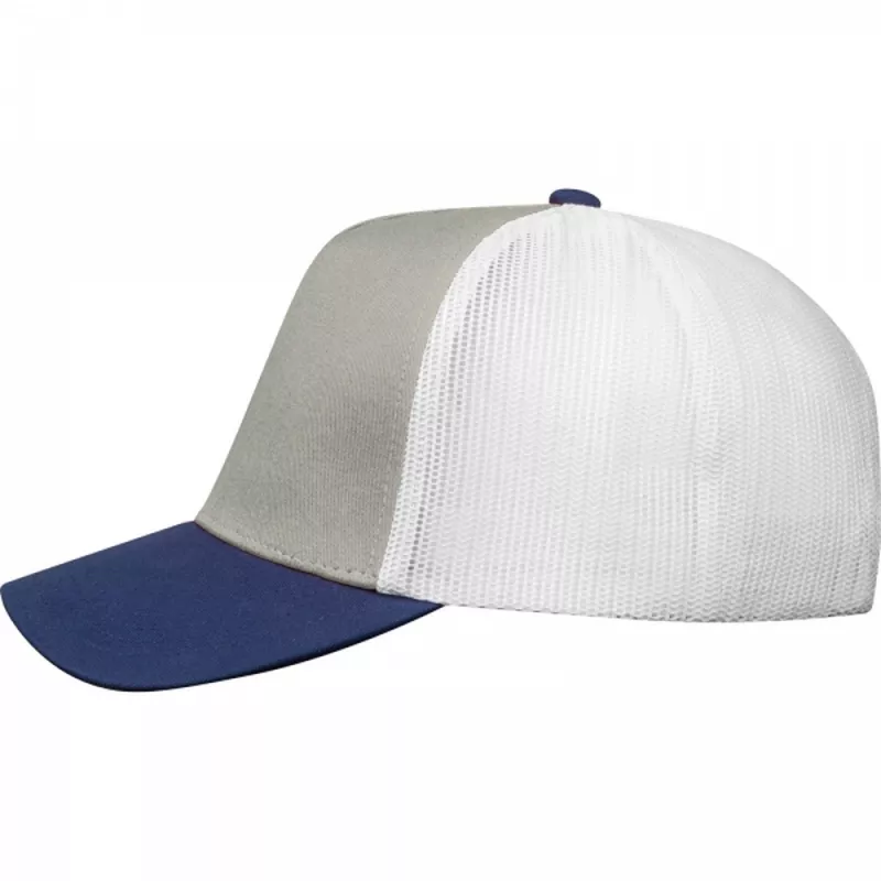 Czapka z daszkiem bawełniana 5 paneli CrisMa 290 g/m2 TREVOR - szary (5391907)