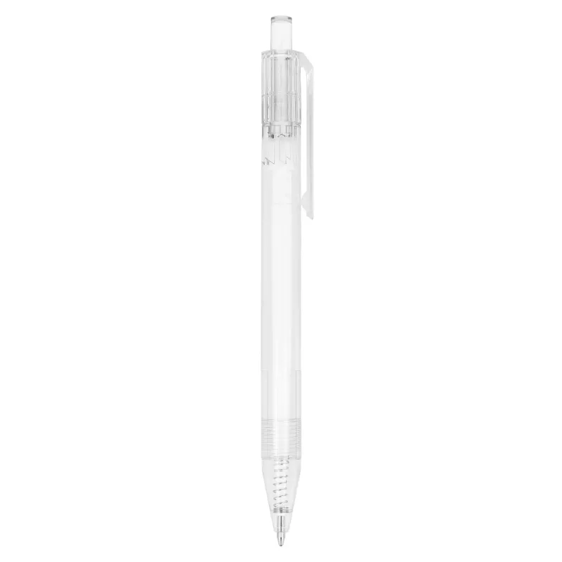 Długopis z R-PET - biały transparentny (LT80562-N0401)