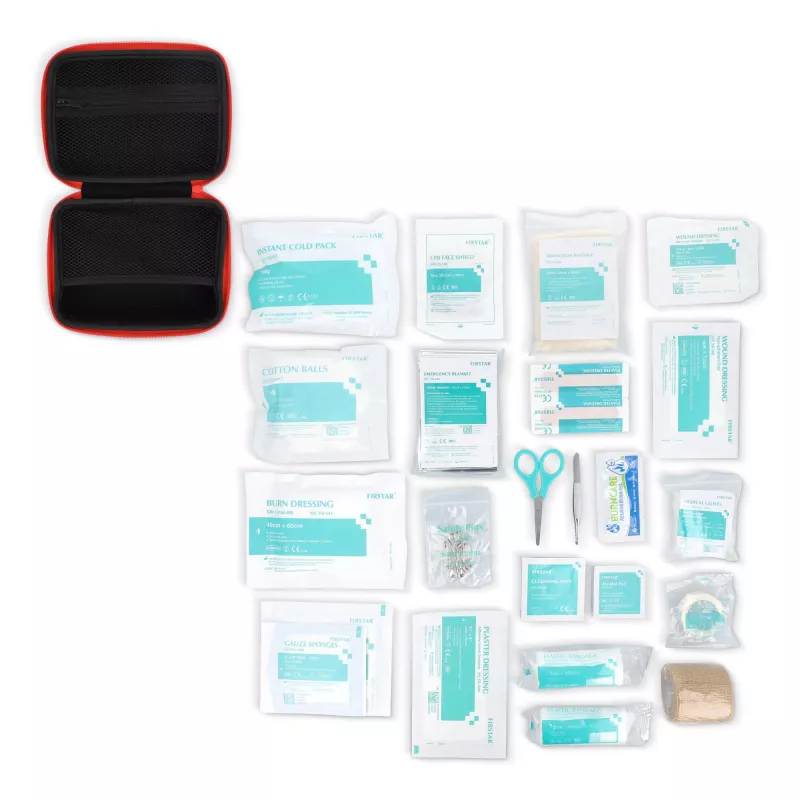 40-elementowa Apteczka pierwszej pomocy Andes - czerwony (LT90315-N0021)