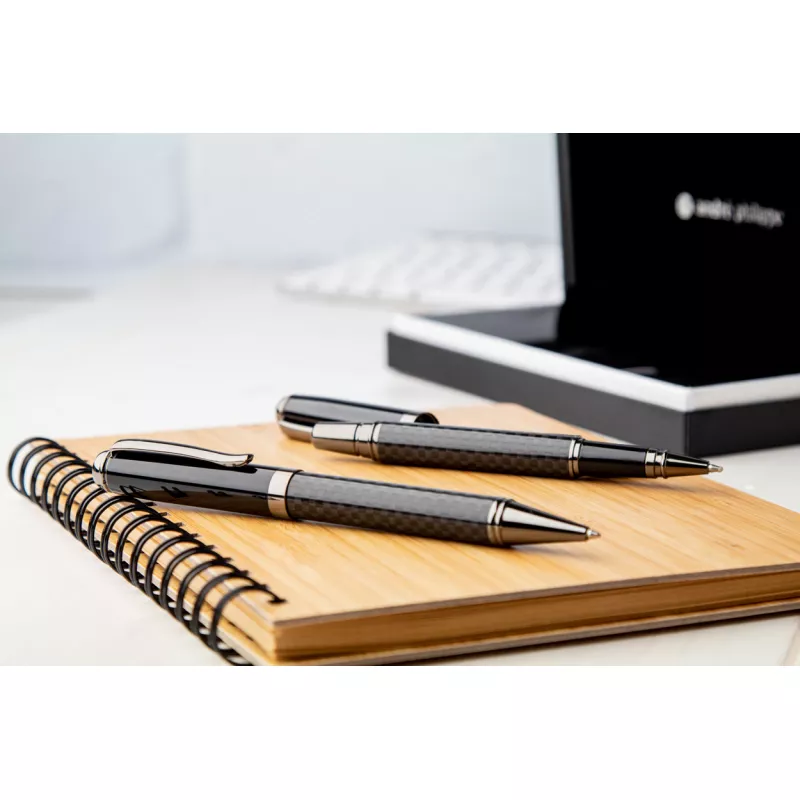 Rimbaud zestaw długopisów - czarny (AP805990)