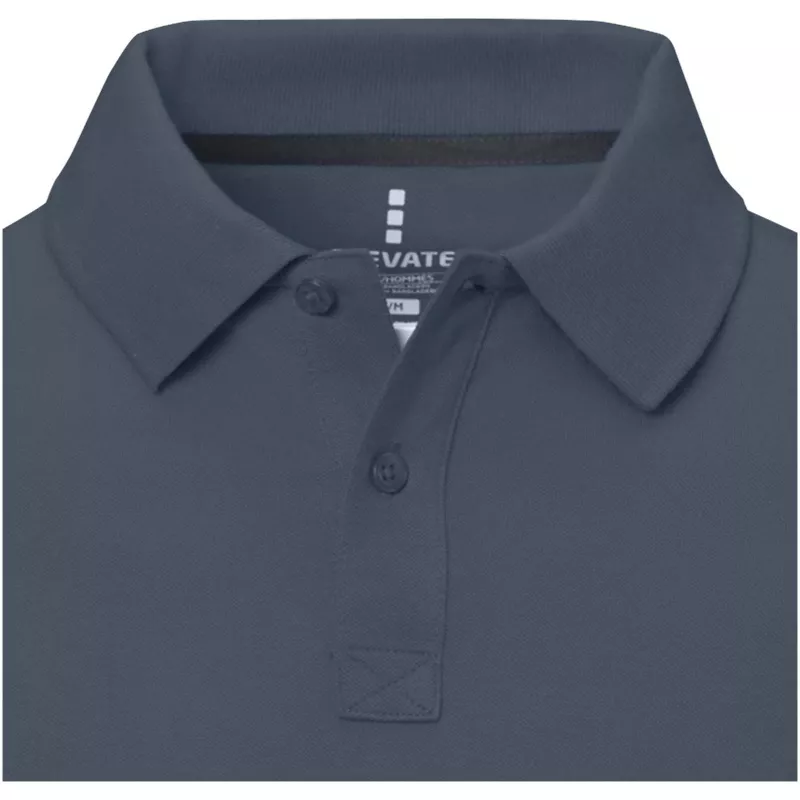 Męskie polo Calgary z krótkim rękawem - Hale Blue (38080-HALEBLUE)