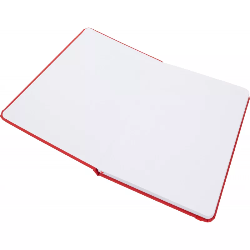 Notatnik A5 w linie z materiałów z recyklingu DOMINIK - czerwony (2526105)