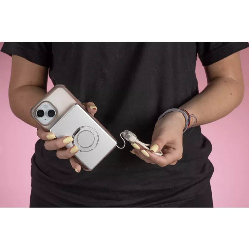 Powerbank ZYNTRA 5000 mAh 20W - srebrny (45136-00)