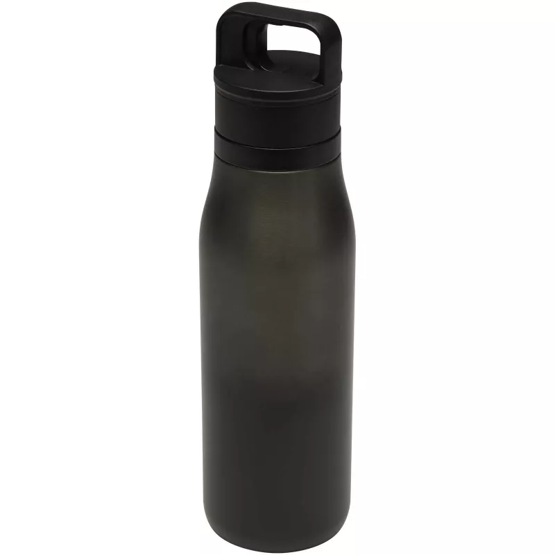 SMART - kubek termiczny o pojemności 500 ml wykonany ze stali nierdzewnej pochodzącej z recyklingu (certyfikat RCS), z podwój - Czarny (10096190)