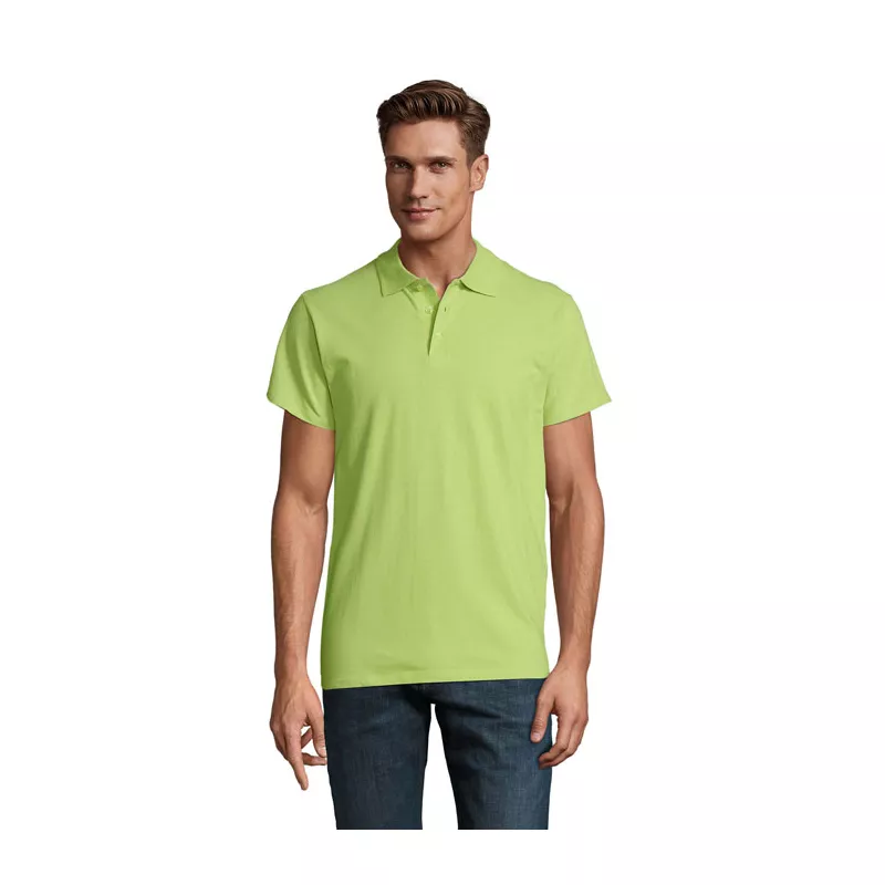 Koszulka polo męska piqué 210 g/m² Sol's SPRING II - Apple Green (S11362-AG)