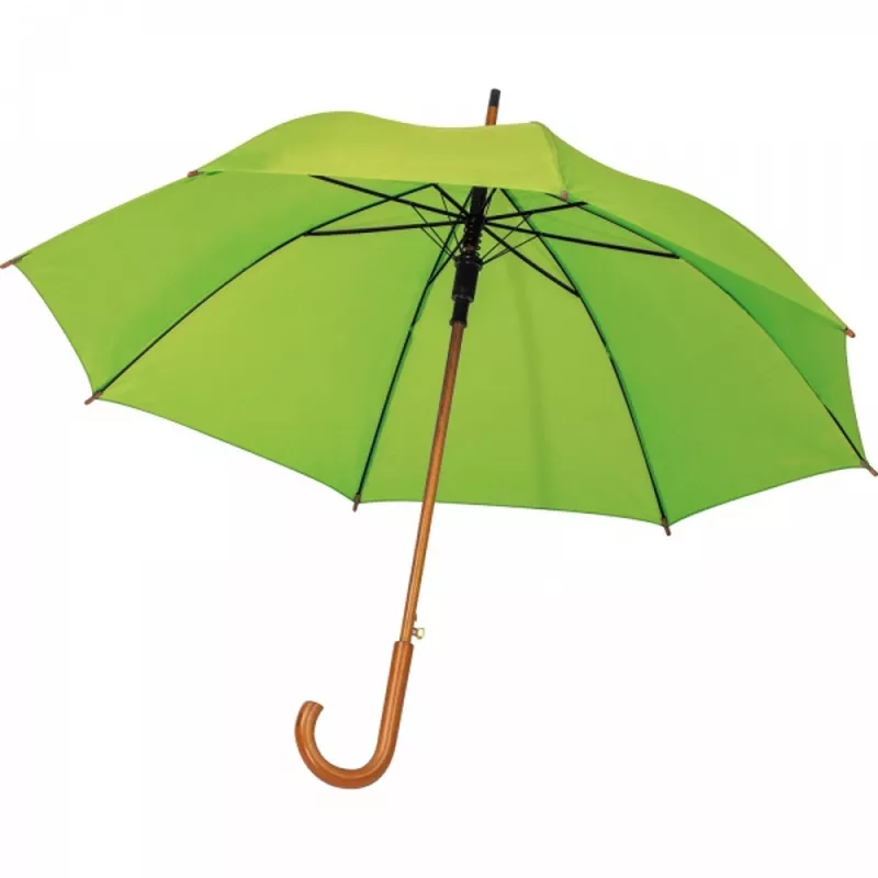 Parasol automatyczny ø105 cm RPET CHRISTINE - jasnozielony (4243629)
