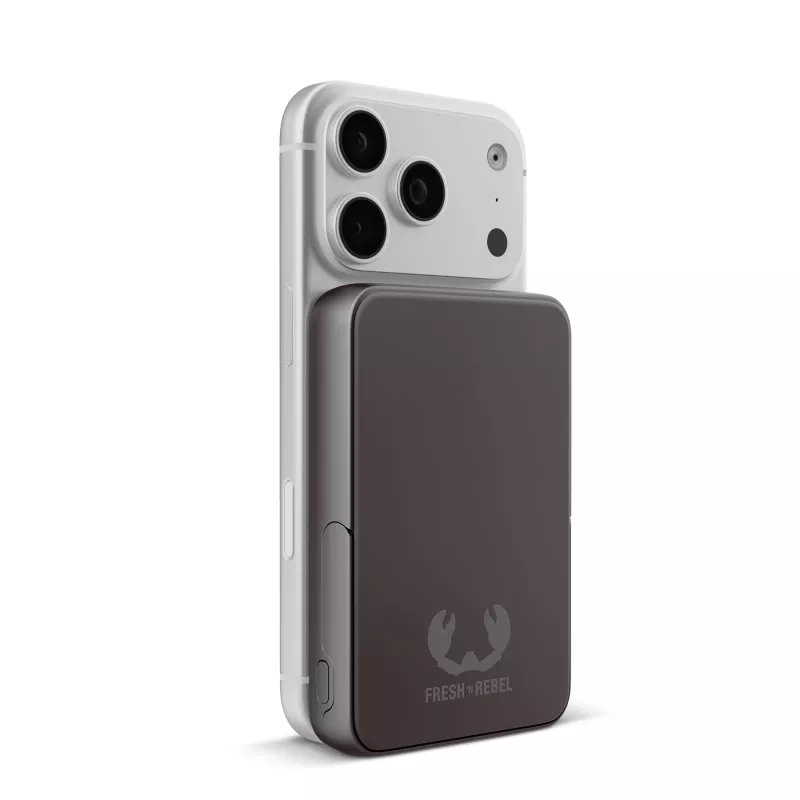 Fresh 'n Rebel Powerbank bezprzewodowy 10000 mAh kompatybilny z MagSafe - ciemnoszary (LT49745-N0060)
