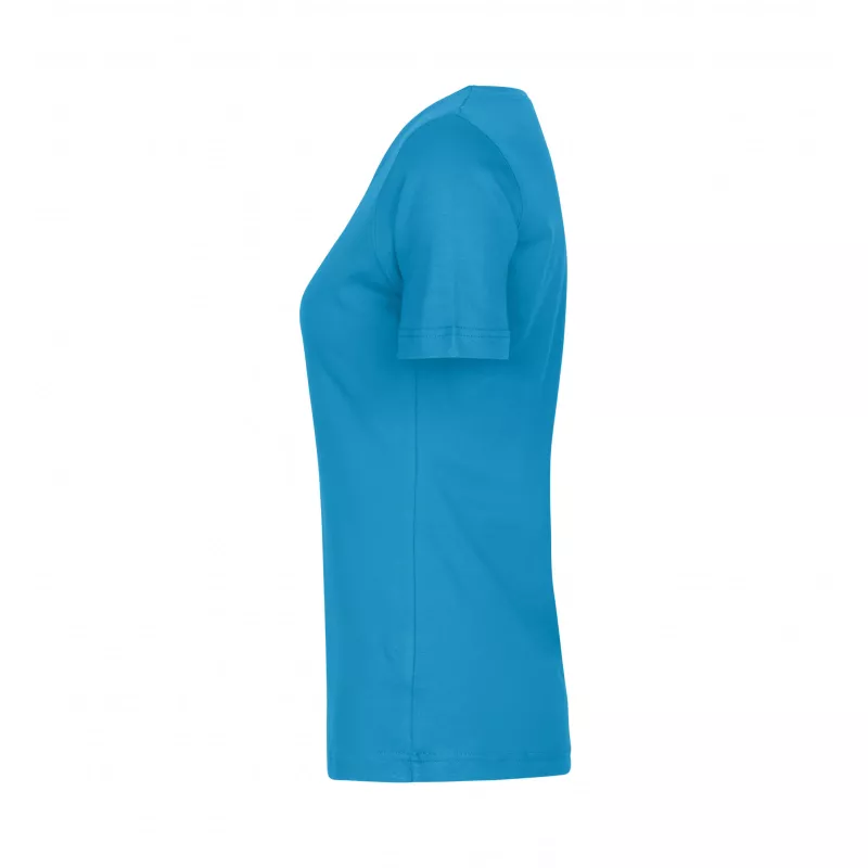 Koszulka bawełniana damska 210 g/m² ID Interlock 0508 - Turquoise (508-TURQUOISE)