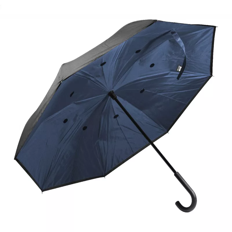 Raura Parasol odwracalny RPET - ciemno niebieski (AP800103-06A)