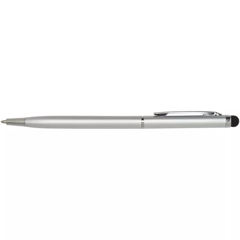 Ore aluminium ballpoint pen with stylus - Srebrny (10625681)