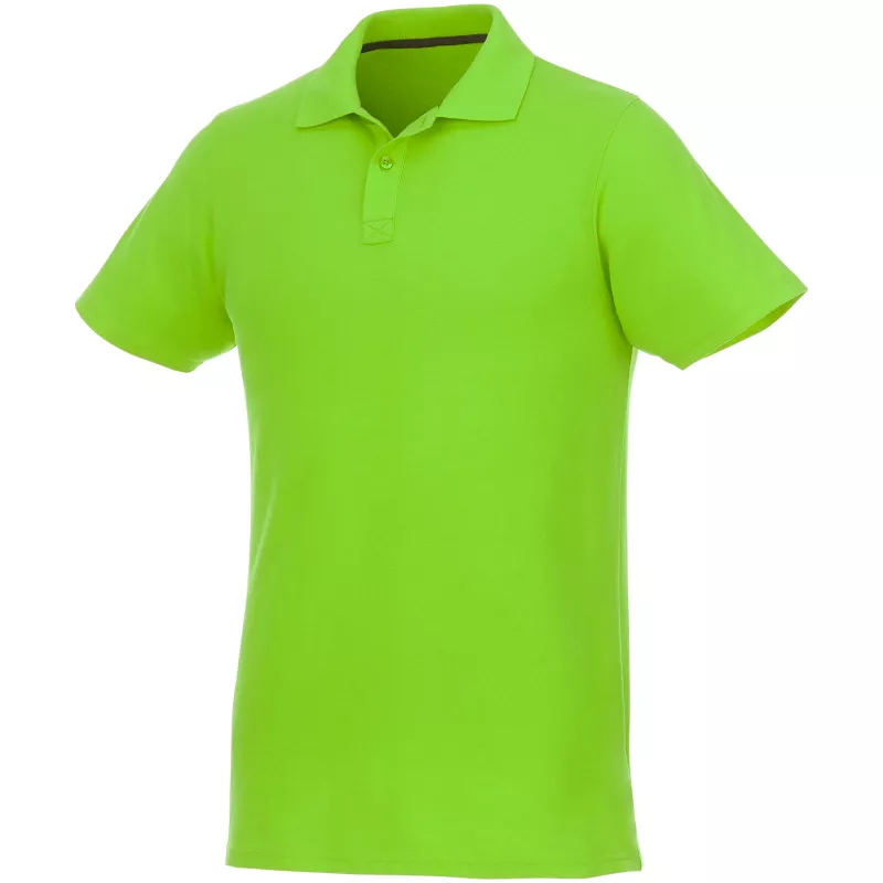 Helios - koszulka męska polo z krótkim rękawem - Zielone jabłuszko (38106-APPLE)