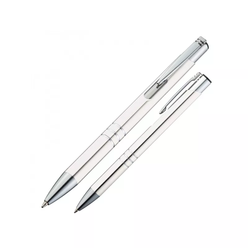 Długopis metalowy ASCOT - biały (333906)