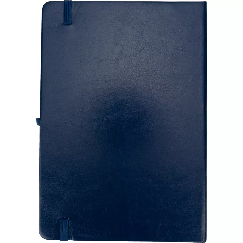 Notatnik A5 w linie z PU z recyklingu CLEO - granatowy (2374844)