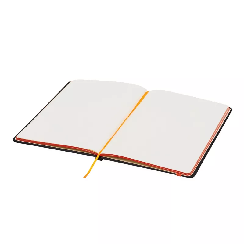 Notatnik LECTOR w rozmiarze A5 - czarny, pomarańczowy (56-1103286)