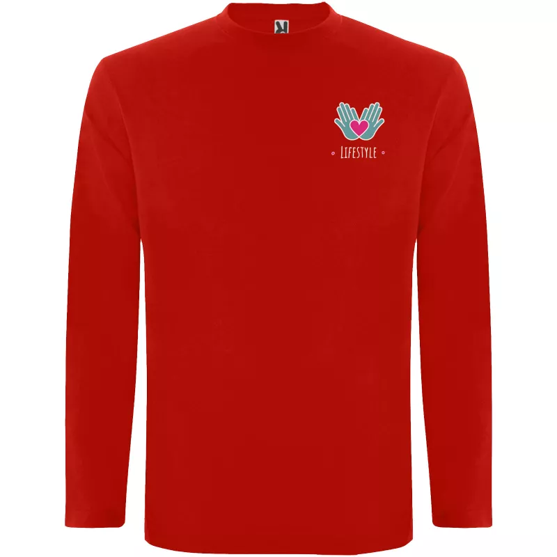 Extreme koszulka męska z długim rękawem - Czerwony (R1217-RED)