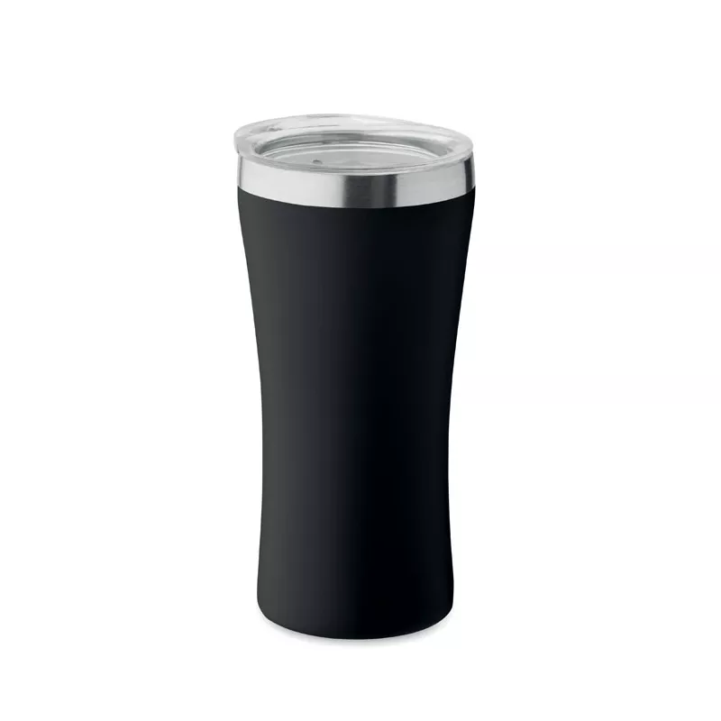 Kubek termiczny ze stali z recyklingu 160 ml OZ - Czarny (MO2326-03)