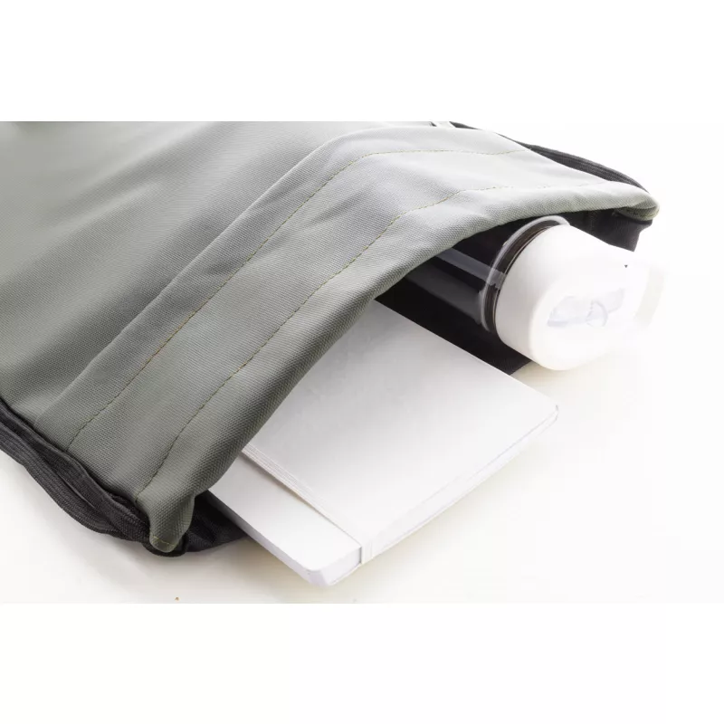 Pudrow worek ze sznurkami RPET - zielony (AP808282-07)