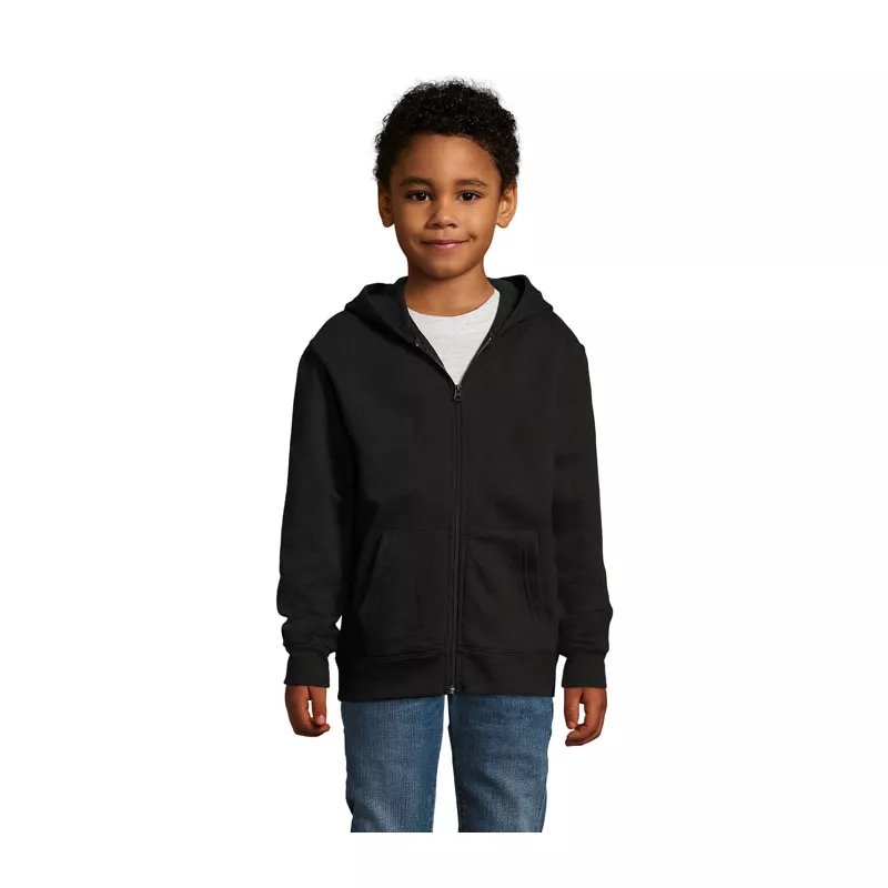 Bluza dziecięca z kapturem 260 g/m² Sol's STONE KIDS - Czarny (S02092-BK)