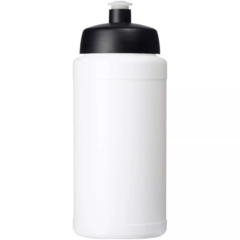 Bidon Baseline® Plus o pojemności 500 ml z wieczkiem sportowym - Biały-Czarny (21068800)