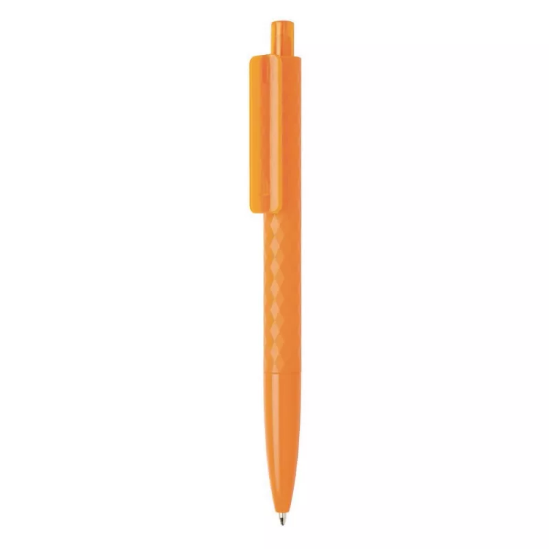 Długopis z diamentowym wzorem i niemieckim wkładem Dokumental® - pomarańczowy (V1814-07)