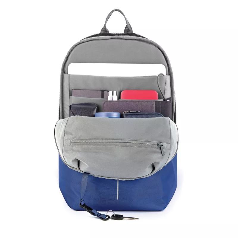 Bobby Soft plecak chroniący przed kieszonkowcami - navy (P705.995)