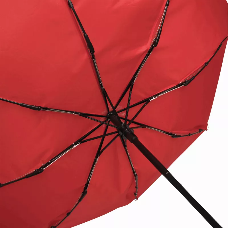 Automatyczny, wiatroodporny parasol kieszonkowy - czerwony (56-0101263)