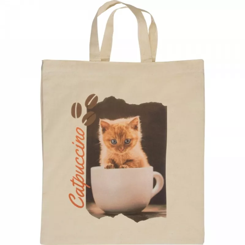 Torba bawełniana z krótkimi uszami 140 g/m2 REBECA - naturalny (6254706)