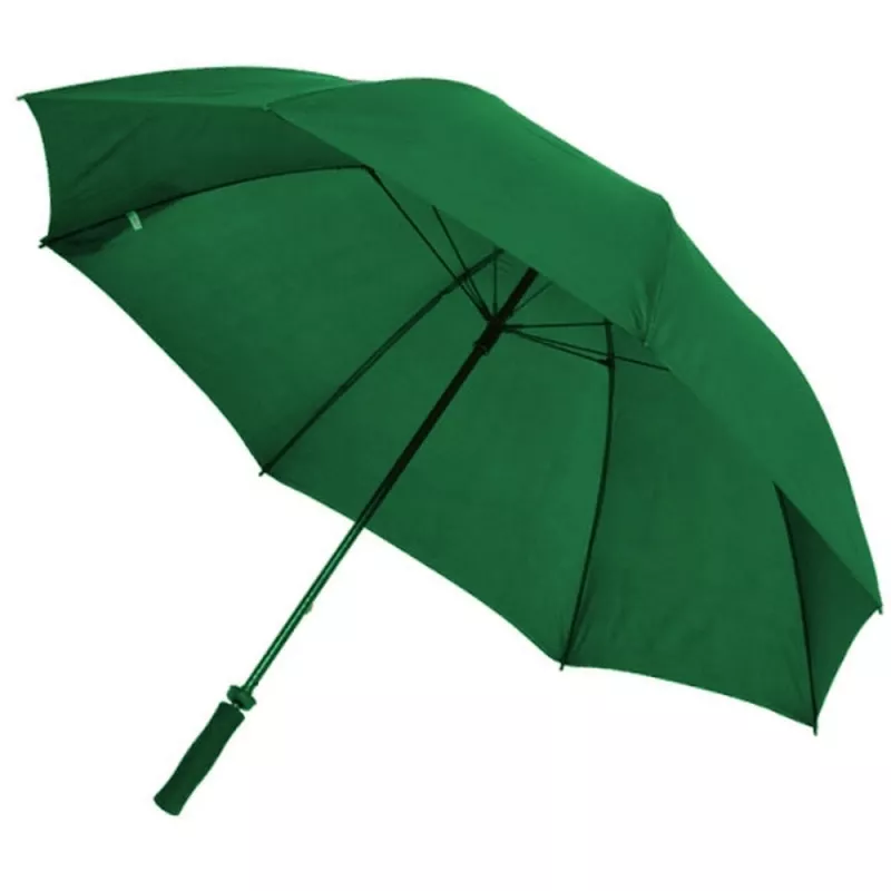 Parasol manualny XL Ø133 cm HURRICAN - ciemnozielony (518799)