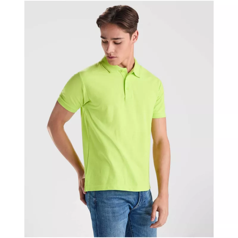 Męska koszulka polo premium 190g/m² ROLY PEGASO - Turkusowy (R6609-TURQUOIS)
