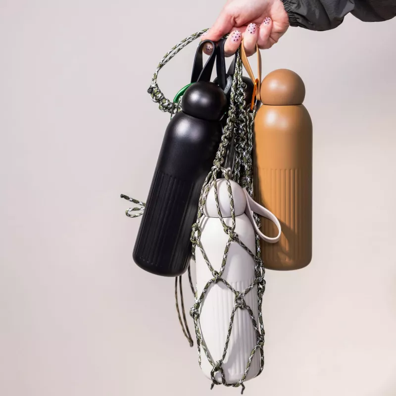 Stalowa butelka Sagaform Tekla (z recyklingu) 500 ml - brązowy (LT52132-N0051)