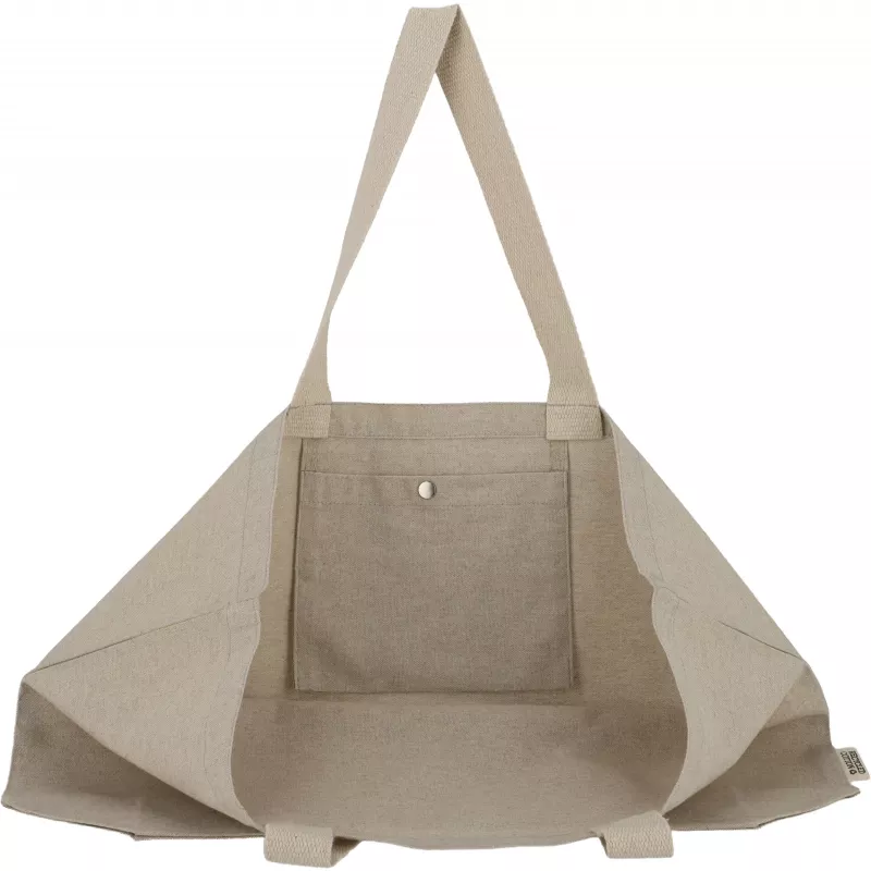 Torba bawełniana z recyklingu 200 g/m2 PILAR - beżowy (521613)