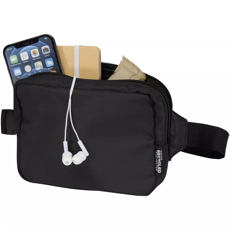 Trip Aware™, torba na ramię wykonana z materiałów z recyklingu, 1 l - Czarny (12076490)