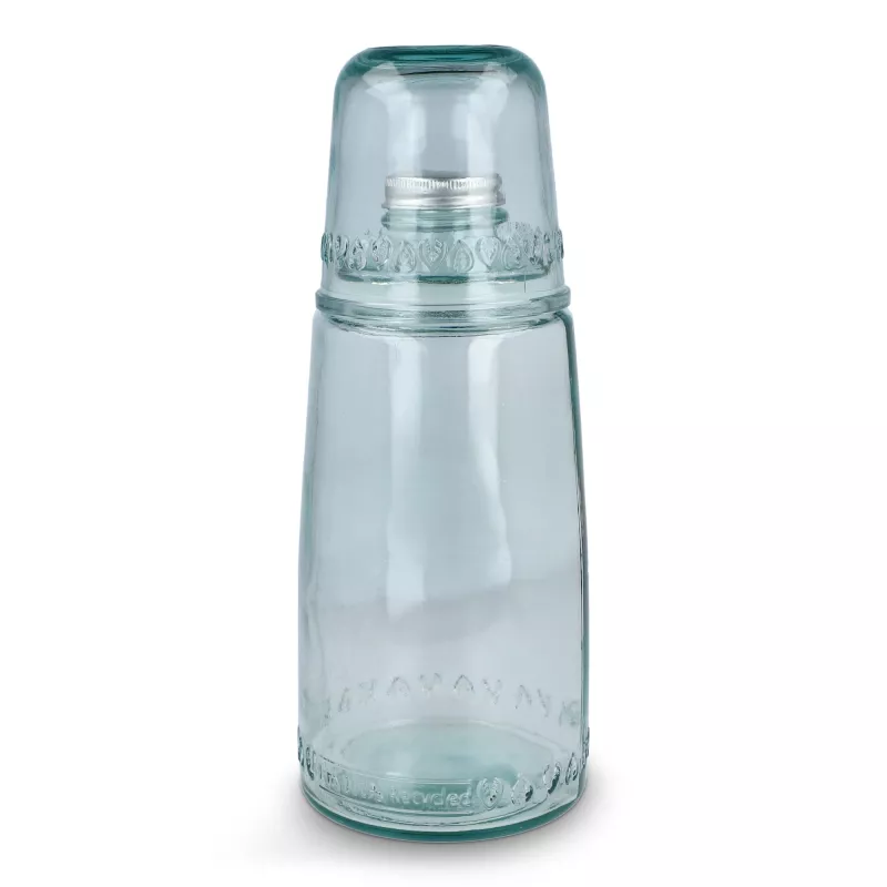 Zestaw do napojów z recyklingowanego szkła InSideOut ReuuZ 1 l - transparentny (LT57014-N0004)