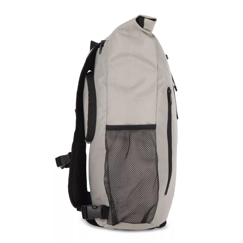 Plecak rowerowy R-PET 600D Rolltop 20L - szary (LT95351-N0061)