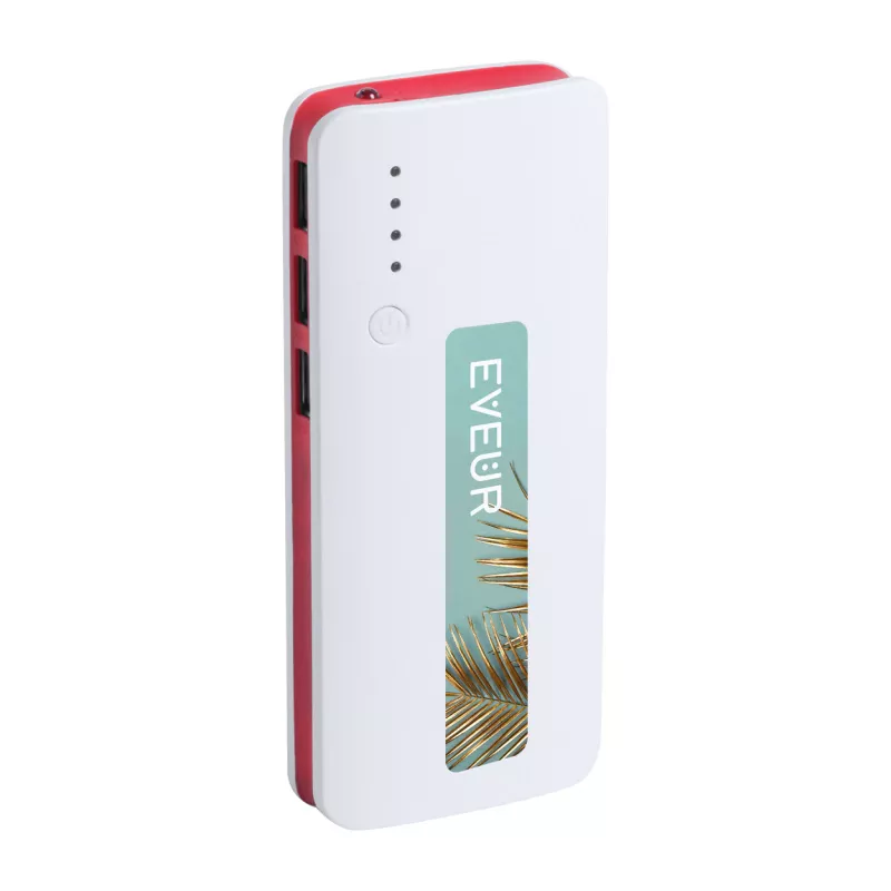 Kaprin power bank - czerwony (AP781878-05)