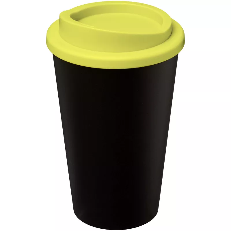 Kubek termiczny z serii Americano® o pojemności 350 ml - Czarny-Limonka (21000104)
