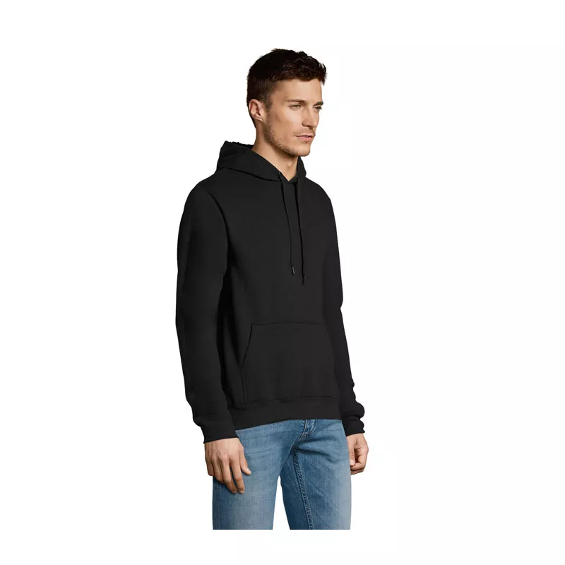 Bluza unisex z kapturem 320 g/m² Sol's SLAM - Czarny (S13251-BK)