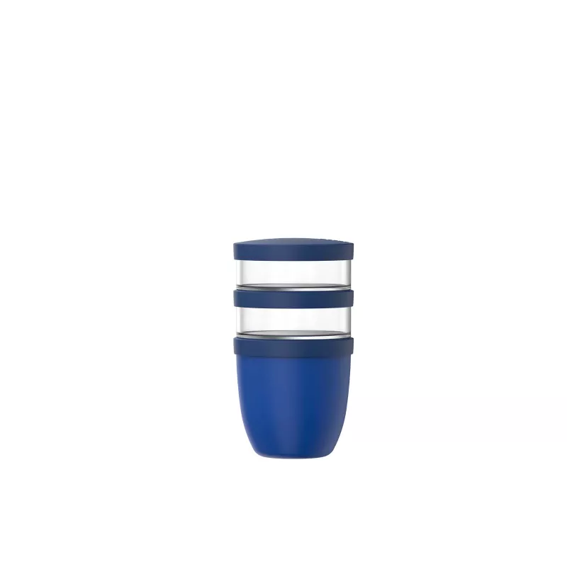 Mepal Ellipse 3-częściowy izolowany pojemnik na lunch o pojemności 500 ml + 2 x 200 ml - Vivid blue (11314391)