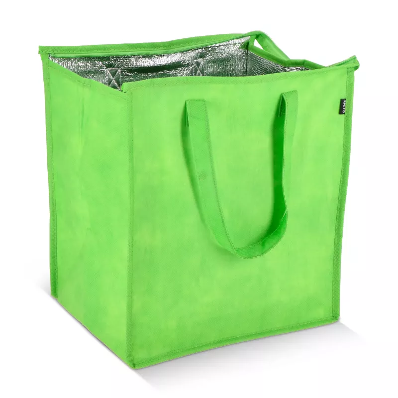 R-PET Torba chłodząca z włókniny 33 x 25,5 x 37 cm 75 g/m² - jasnozielony (LT95391-N0032)