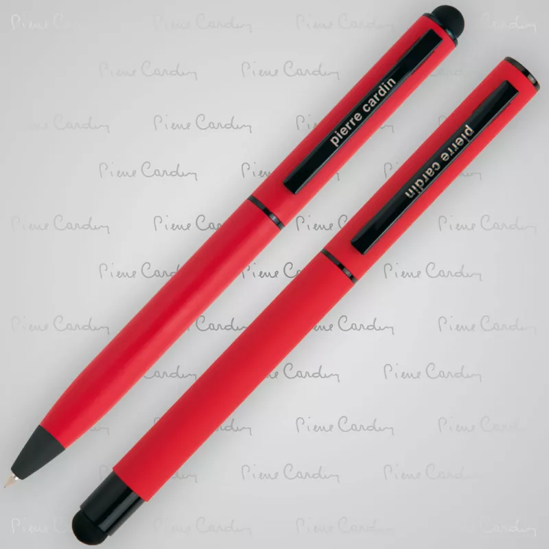 Zestaw piśmienny touch pen, soft touch CELEBRATION Pierre Cardin - czerwony (B0401003IP305)