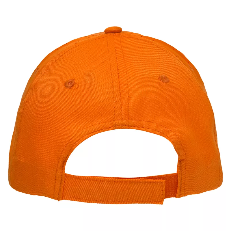 Czapka z daszkiem 6-panelowa z poliestru poly twill z perforacją 160 g/m² #3975 - Pomarańczowy (HW-3975-ORANGE)