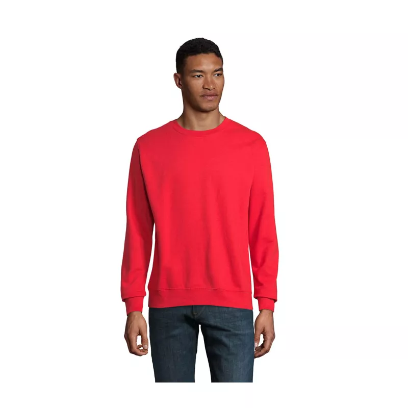 Bluza unisex bez kaptura 280 g/m² Sol's COLUMBIA - Bright Rojo (S03814-BT)