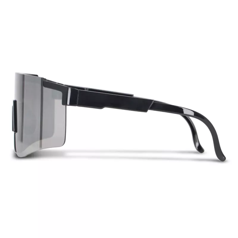 Sportowe okulary przeciwsłoneczne Tom R-PC z lustrzanymi soczewkami UV400 - czarny (LT86730-N0002)