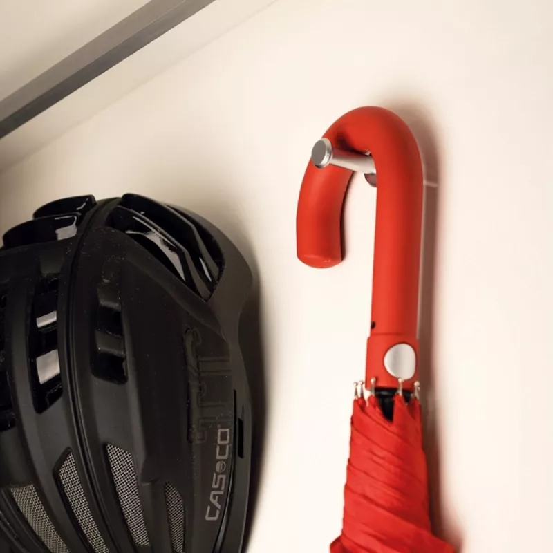 Parasol automatyczny ø106 cm HUGO - czerwony (4744705)